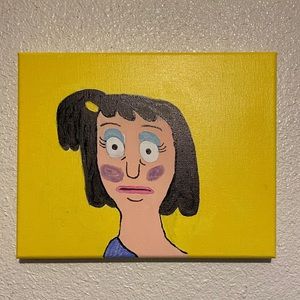 Cartoon paintings $18 a piece